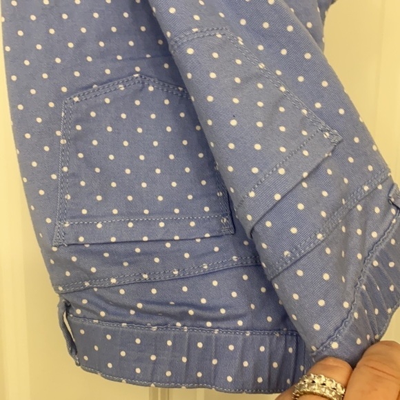 Gymboree Girls Blue Polka Dot Print Kimmis Pants - Size 10 NWT Super Skinny - Picture 4 of 7